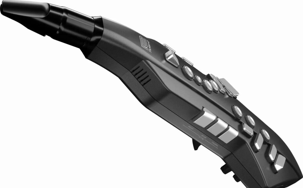 Schwarzes elektronisches Saxophon von Roland